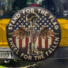 Stand For The Flag Kneel For The Fallen Patriotic With US Flag Tire Cover HO82 901026