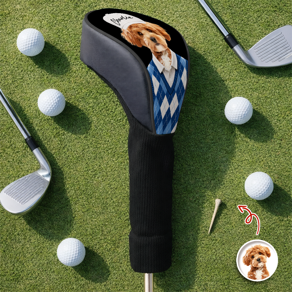 Custom Pet Photo Funny Golf Head Cover Gift For Dog Dad CH07 911432