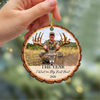 Custom Photo The Year I Went on My First Hunt Wooden Ornament, Personalized Hunting Keepsake TH10 171357