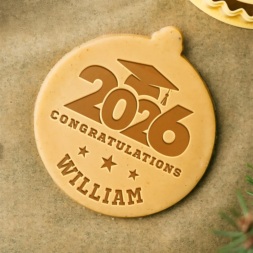 Custom Name Congratulations Class Of 2026 Cookie Stamp CH07 911128
