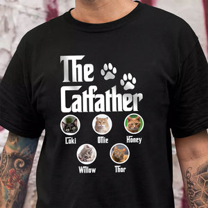 Custom Photo The Catfather Dark Shirt For Dad TH10 892947