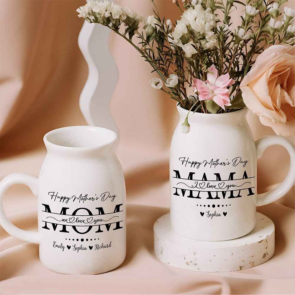 Custom Photo Mom We Love You Vase For Mother's Day CH07 910878