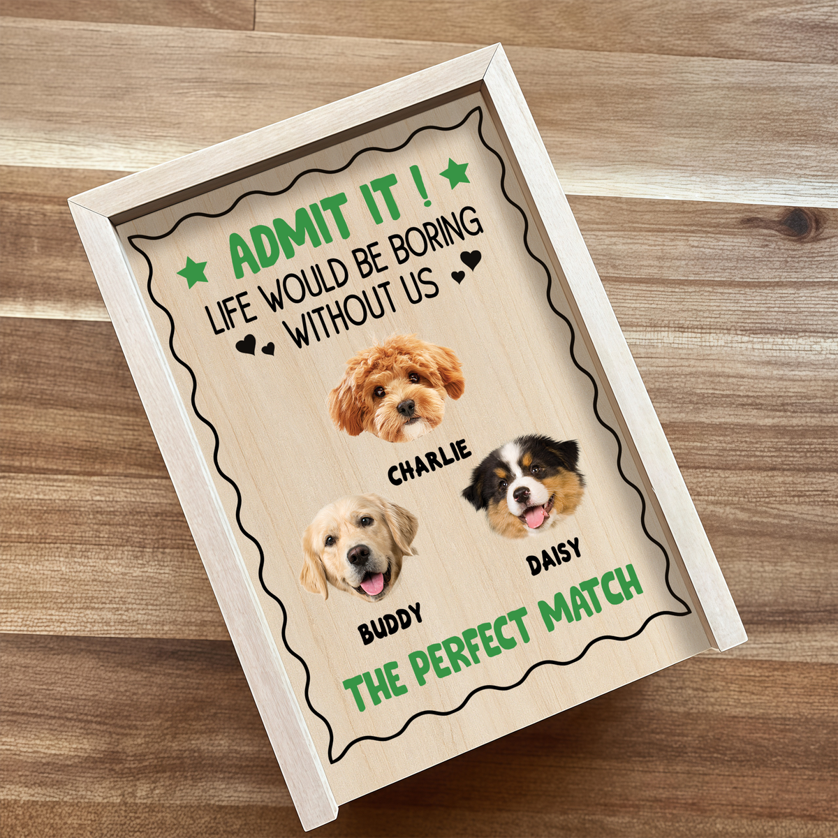 Custom Photo Admit It Life Would Be Boring Without Us Matchbox LM32 893801