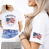 America 1776-2026 250 Years Of Freedom Short Sleeve Print Shirt TH10 170189