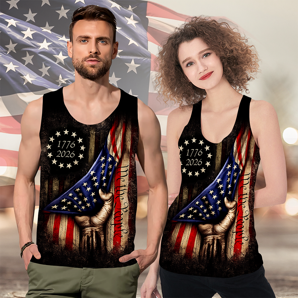 We The People 1776-2026 US Flag Tanktop HA75 920992
