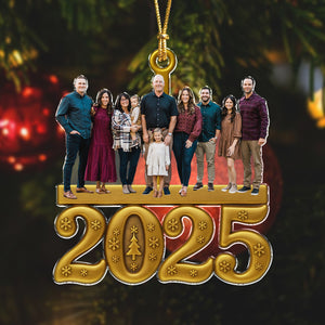 Custom Photo Family Christmas Acrylic Ornament Christmas Tree Decoration HA75 897926