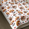 Custom Pets Face And Name - Personalized Photo Bedding Set Gift For Dog Lover Cat Lover CH07 899764