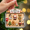Custom Family & Pet Christmas Cookie Tray Acrylic Ornament, Personalized Holiday Keepsake TH10 171145