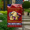 Custom Family Name Bald Eagle United States Of America 250th Anniversary Garden Flag LM32 897795