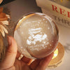 Custom Baby Ultrasound Photo Crystal Ball LED Night Light Gift for Dad, Pregnancy Announcement Keepsake, New Dad Gift LM32 669105