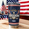 Custom Name America 250 Years of Freedom 1776–2026 Anniversary Fat Tumbler CH07 910552