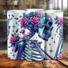 Skeleton With Rose Skinny Tumbler HO82 894956