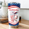 Custom Name Proud American Nurse With America 250 Fat Tumbler HO82 901294
