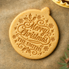Personalized Family Name Merry Christmas With Snowflake Cookie Stamp - Holiday Baking Gift For Family HA75 919634