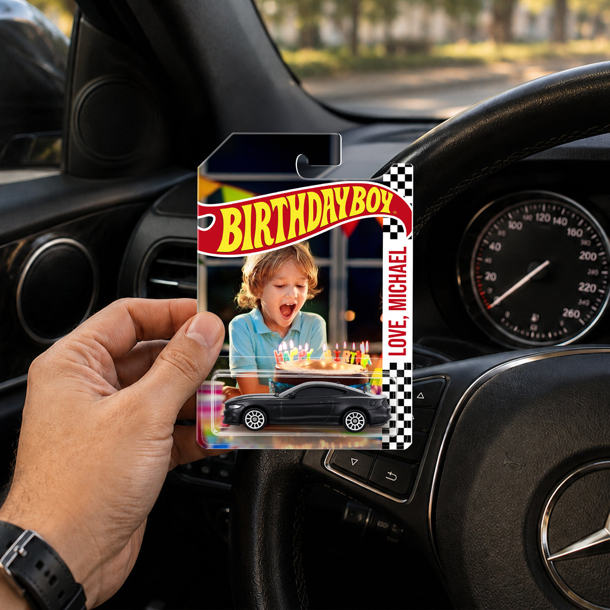 Personalized Photo Birthday Boy Girl Wheels Packaging for Birthday Custom Collector Gift HO82 903376
