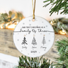 First Christmas As Family Ceramic Ornament Personalized Gift HO82 894594
