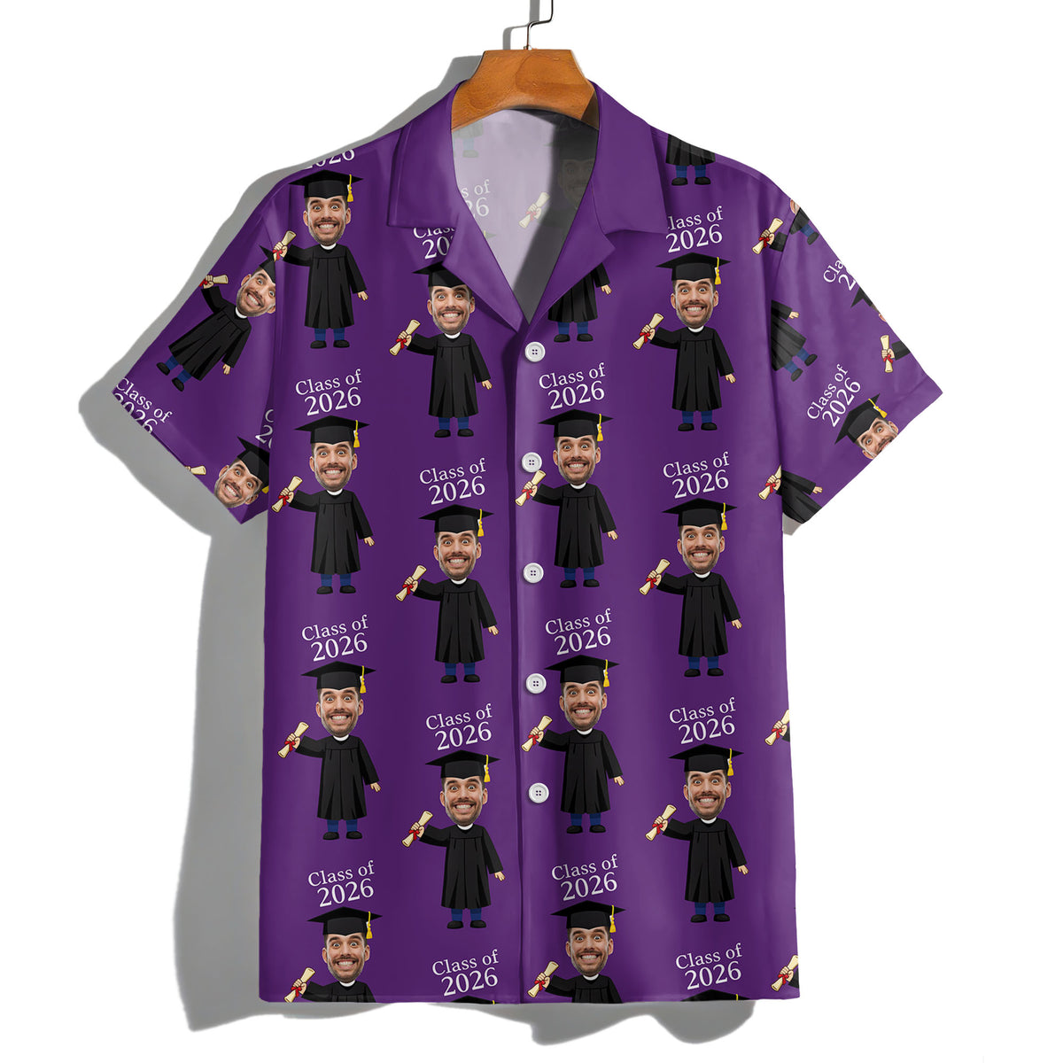 Custom Face Class of 2026 Graduation Hawaii Shirt HA75 920506