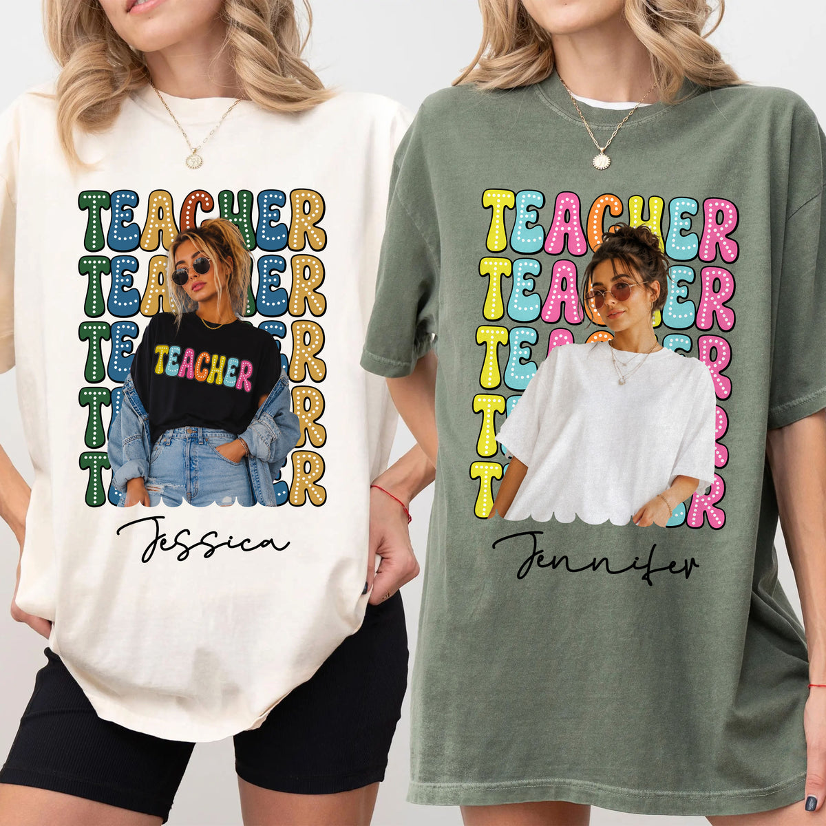 Custom Photo Teacher Comfort Shirt - Personalized Back to School Gift CH07 911982