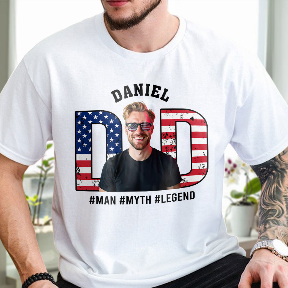 Custom Photo Man Myth Legend For Dad Shirt TH10 894085