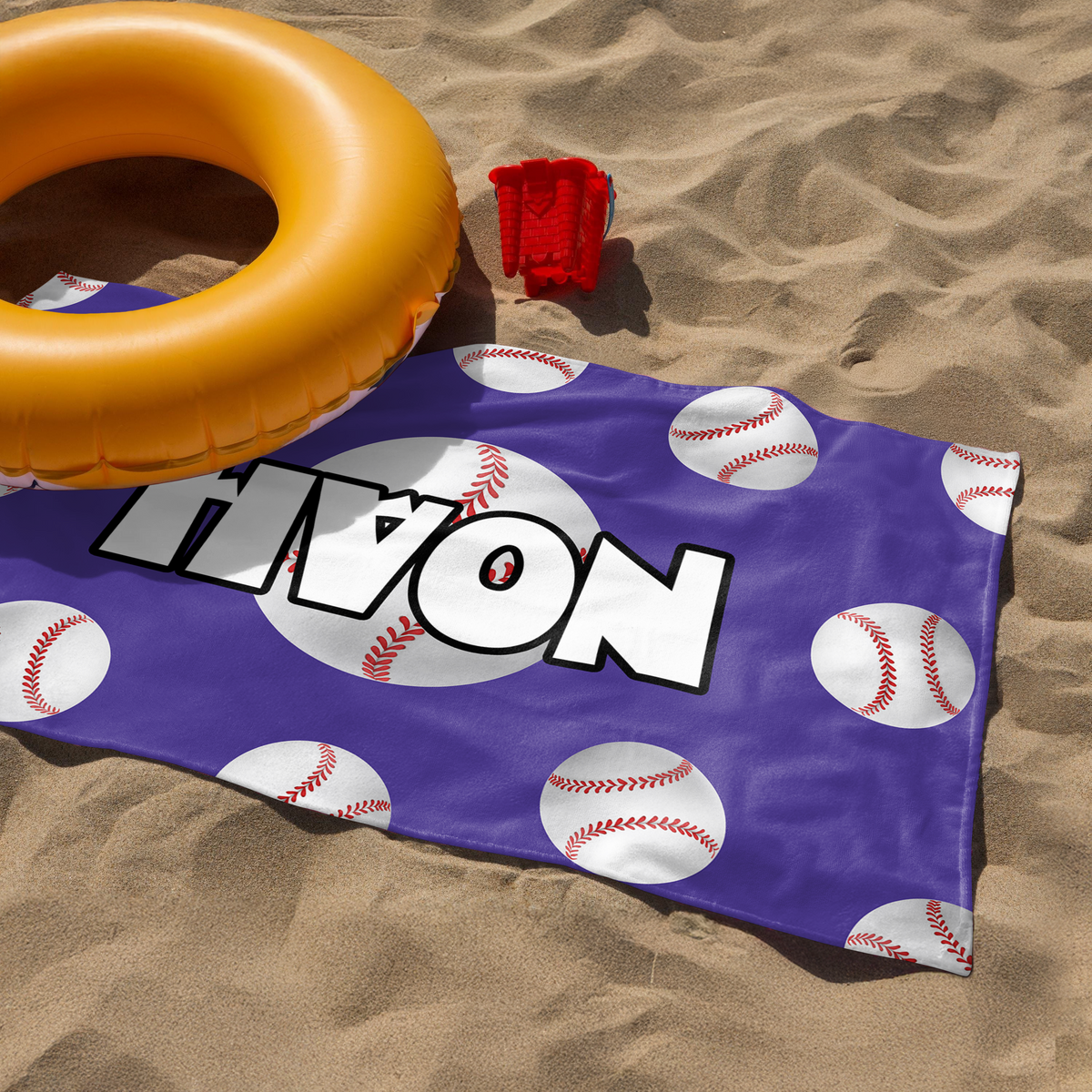 Personalized Volleyball Beach Towel, Sports Lovers Beach Towel LM32 893521