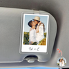 Custom Photo And Name Best Couple Valentine Gift Acrylic Car Visor TH10 898479