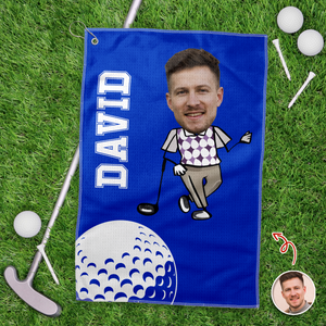 Custom Face And Name Personalized Golf Towel Funny Gift for Golf Lovers HA75 898684