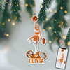 Custom Photo Cheerleading Team Christmas Gift Acrylic Ornament HA75 897344