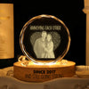 Custom Photo Annoying Each Other Since Couple Engraved Crystal Photo With Light LM32 897609