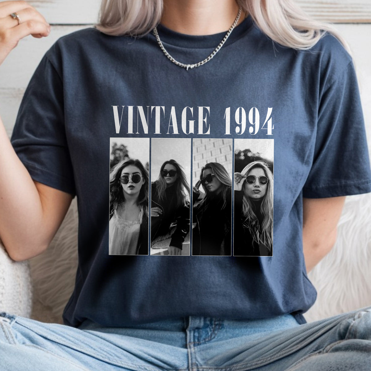 Custom Bootleg Photo Year Vintage Comfort Color Shirt Custom Year Birthday Shirt CH07 899380