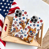 Custom 3D Dog US Flag Personalized Phone Case HA75 920320