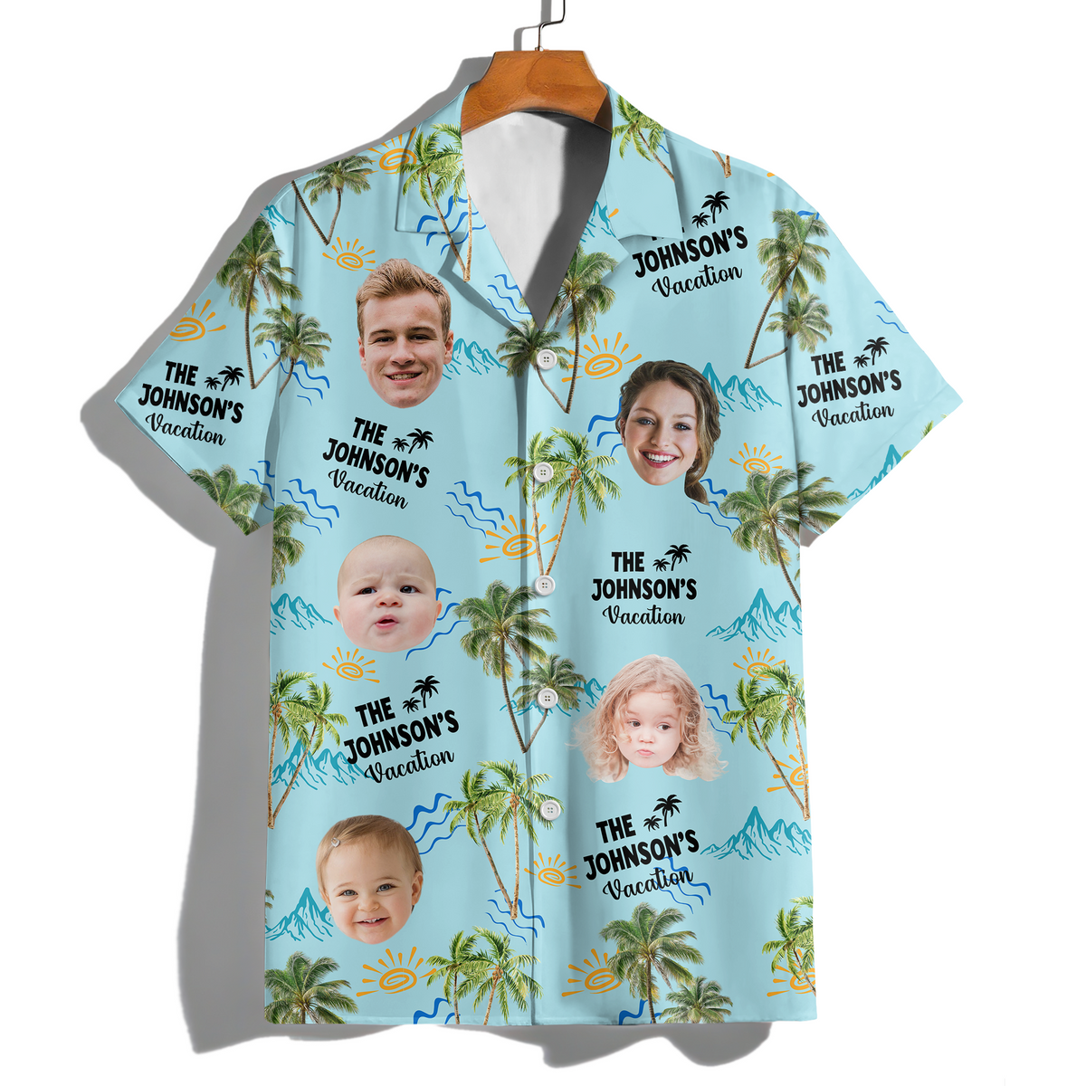 Custom Photo Family Vacation Family Trip - Personalized Hawaiian Shirt LM32 893715