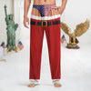 Personalized Funny Santa USA Flag Fake Underwear Sweatpants – Novelty Christmas Pants, Festive Gift For Him CH07 180396