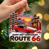 Personalized Route 66 100th Anniversary Christmas Acrylic Ornament  Car Lover Gift LM32 670287