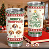 Custom Photo All I Want For Christmas Is Paws - Personalized 3D Stainless Steel Tumbler CH07 896892
