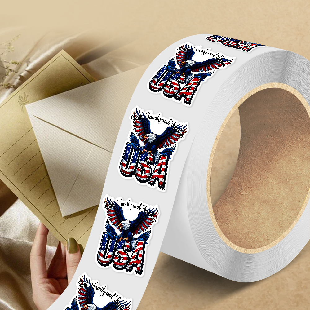 Faith, Family & Freedom America 250 Years Roll Sticker HO82 900926