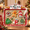 Custom Family Of Five, Six, Seven Gingerbread Christmas Cookie Tray Acrylic Ornament LM32 670629