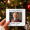 Personalized Memorial Photo In Loving Memory Christmas Building Blocks Ornament CH07 180446