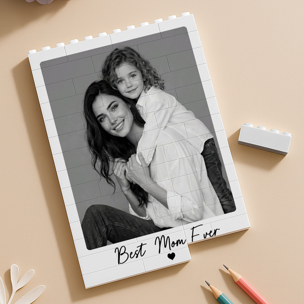 Custom Photo Best Mom Ever Building Brick Blocks CH07 910784