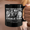 Prayers Up for Charlie Kirk Great America Patriot Black Mug HO82 65746
