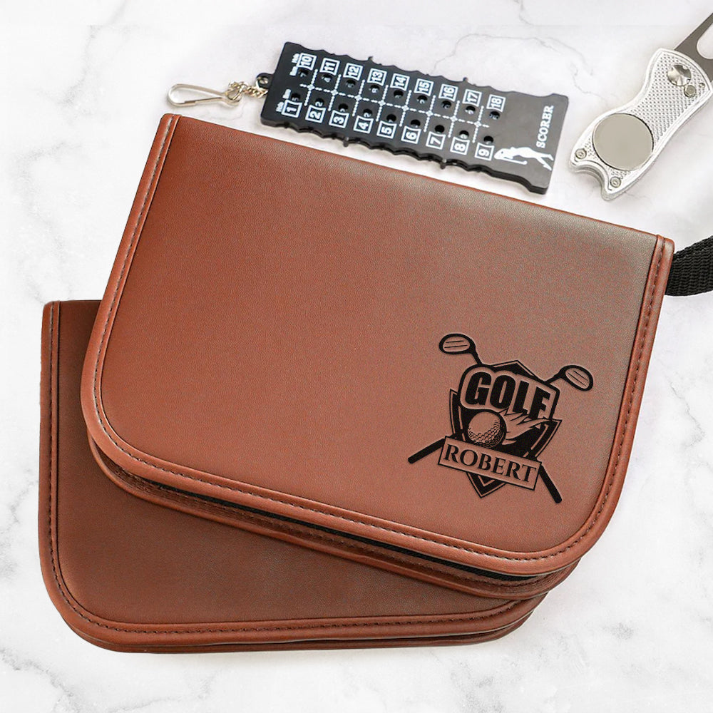 Custom Name Personalized Golf Gift Set Engraved Accessories for Golfer, Golf Ball Marker HA75 898656