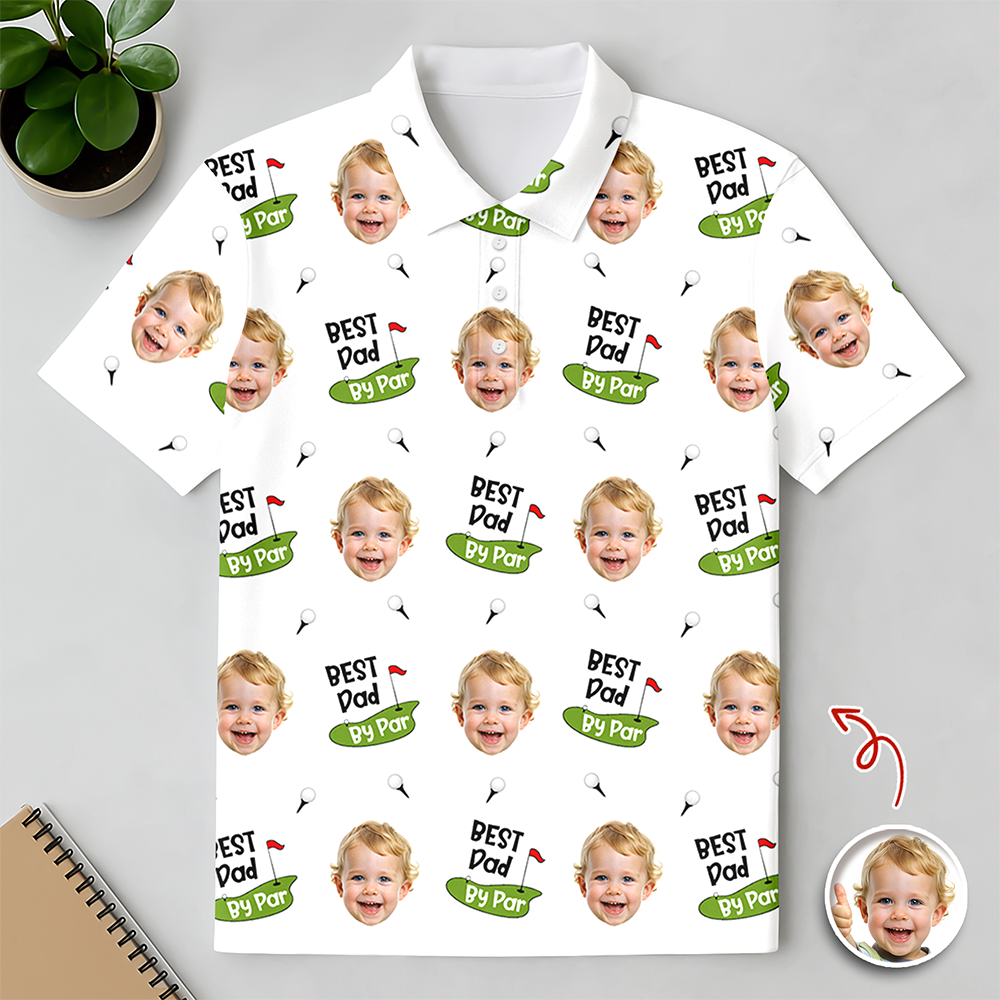 Personalized Best Dad By Par Funny Polo Shirt Gift for Dad CH07 911428