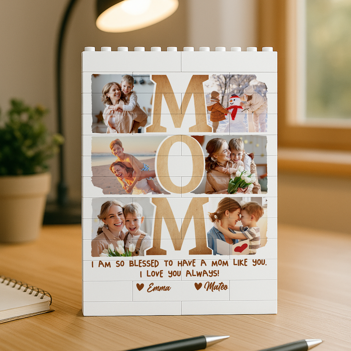 Custom Photo I Am So Blessed To Have A Mom Like You Building Block HO82 901426