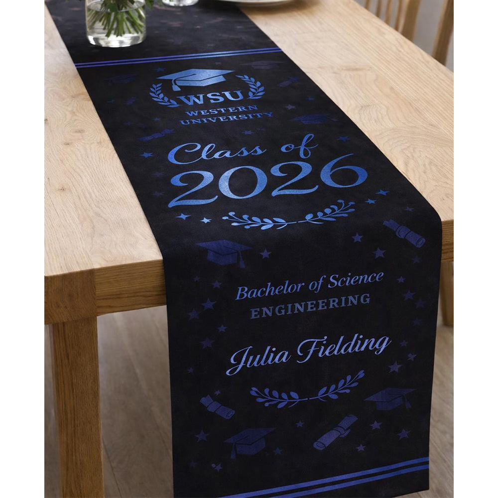 Personalized Graduation Table Runner, Class of 2026 Table Runner LM32 899757