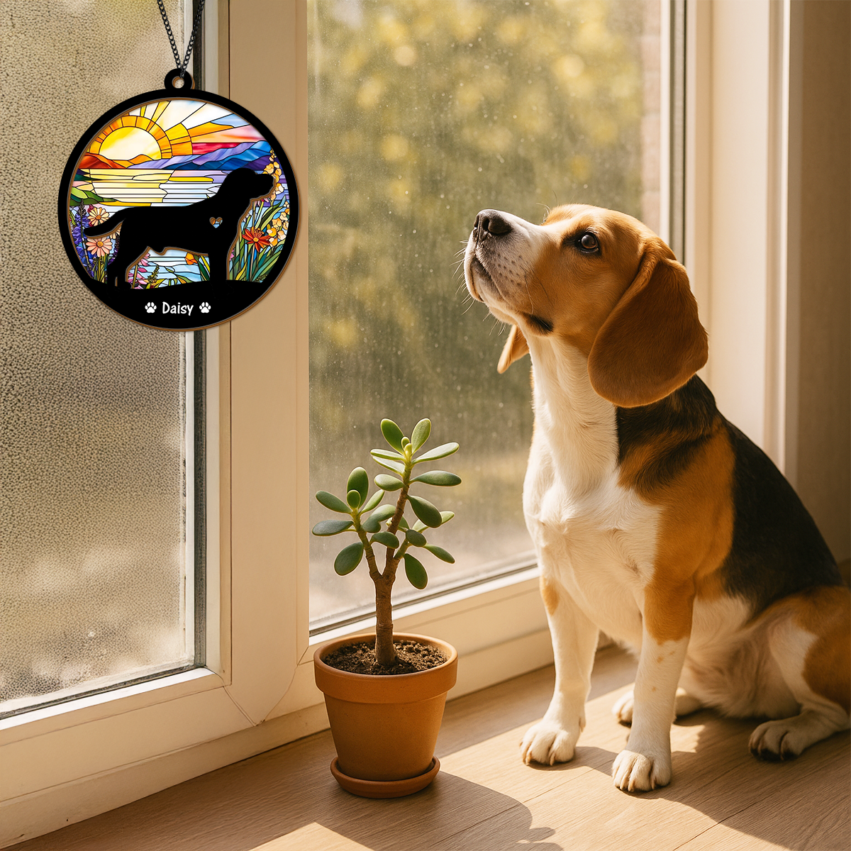 Custom Dog Memorial Suncatcher TH10 894223