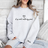 Personalized It Is Well With My Soul Sleeve Print Sweatshirt LM32 899473
