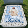 Custom Photo God Has You in His Arms Memorial Grave Blanket HA75 892788