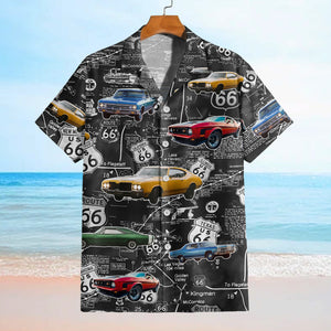 Custom Car Photo Retro Style Hawaiian Shirt HO82 894430