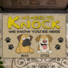 Custom Dog Photo No Need To Knock Personalized Doormat For Dog Lovers LM32 893357