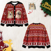 Custom Photo Merry Woofmas Christmas Ugly Cardigan TH10 896375