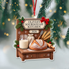 Custom Name Bread Baker Xmas Decor 2026 Acrylic Ornament Gift for Sourdough Lover TH10 171137